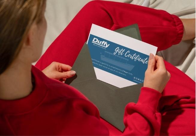 Duffy Rental Gift Certificate