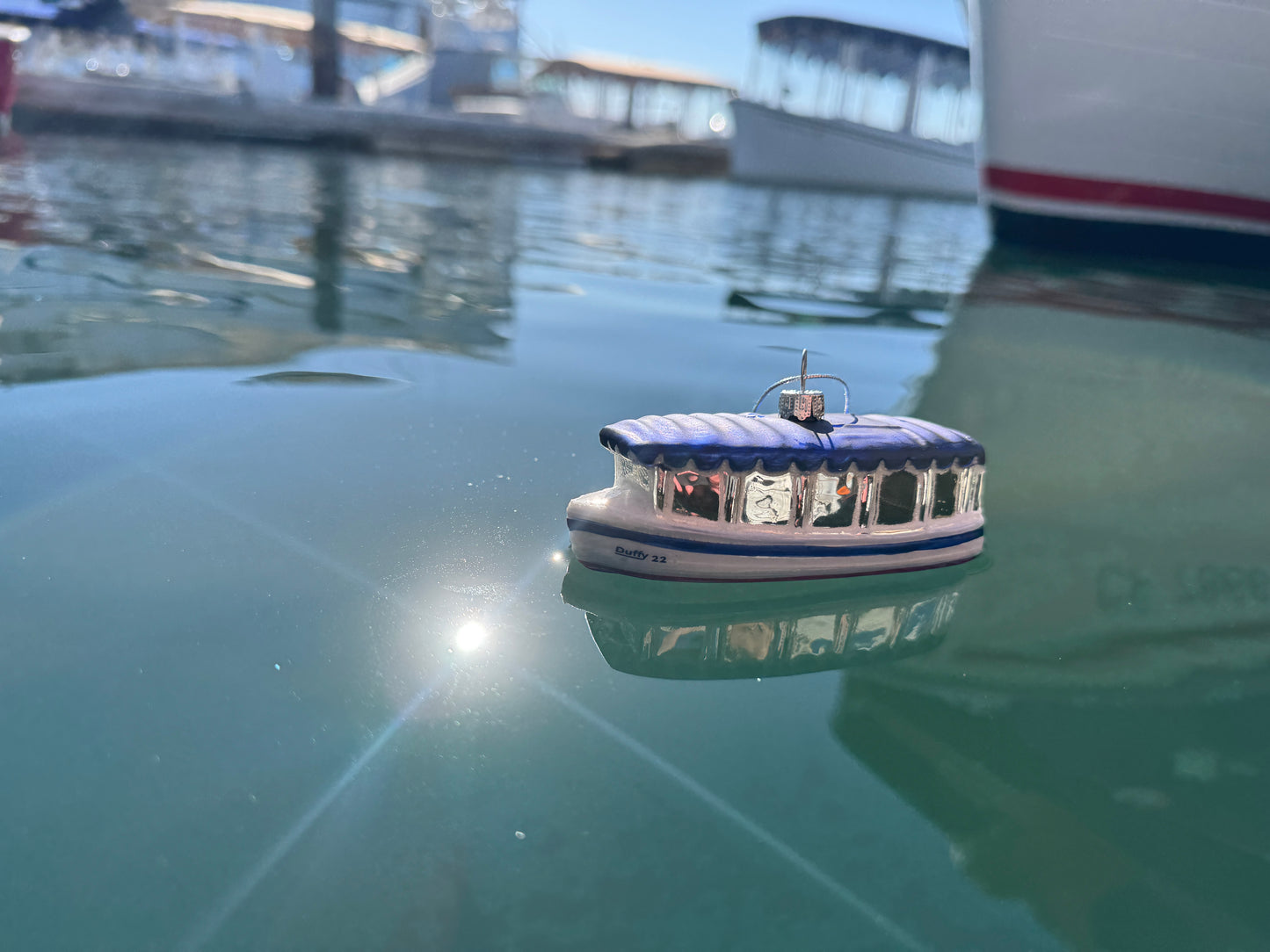 Duffy Boat Christmas Tree Ornament