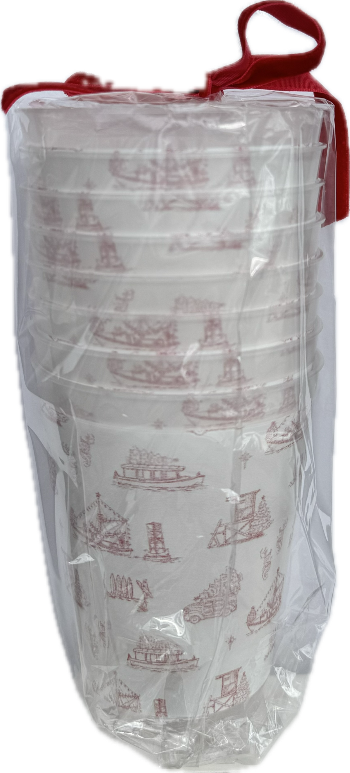 Holiday Shatterproof Cups- 8 pack