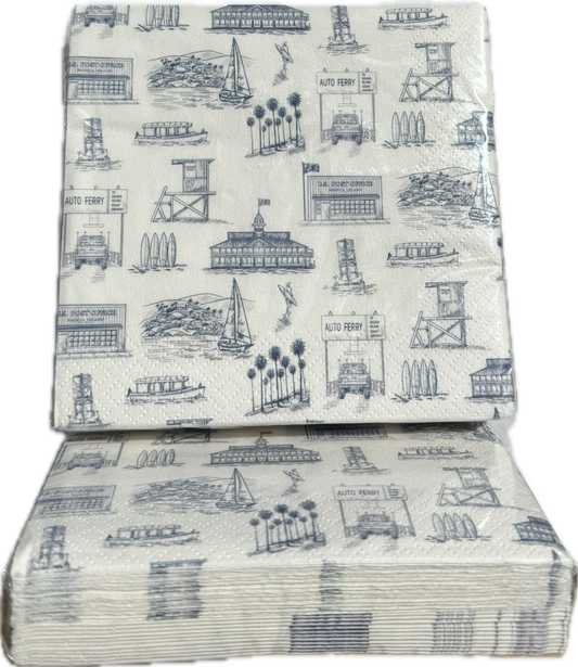 Newport Cocktail Napkins